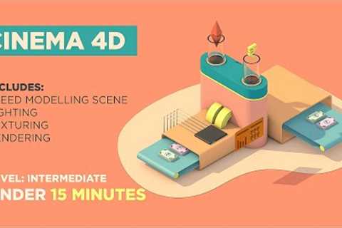 C4d tutorial | Low Poly Cinema 4d tutorials | Infilmvfx