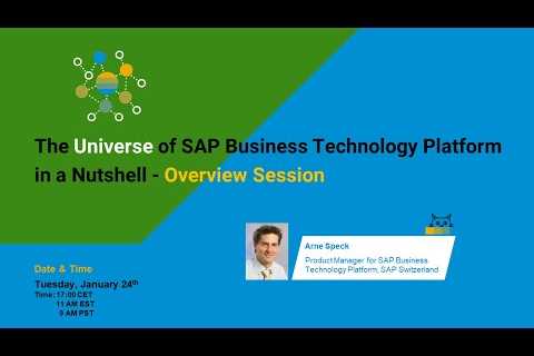 The Universe of SAP Business Technology Platform in a Nutshell - Overview Session