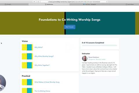 Foundations to Co-Writing Worship Songs » 00 Course Overview | #worship #co-writing #songwriting