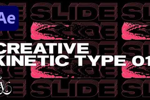 Creative Kinetic Type 01 | After Effects Tutorial