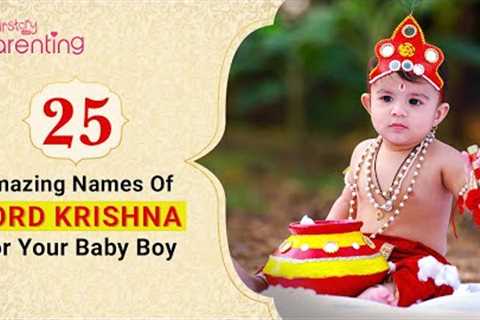 25 Best Names of Lord Krishna For Baby Boys