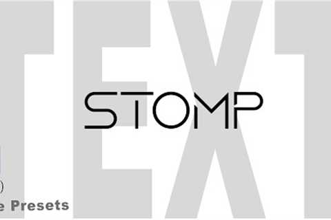 Learn to Make Stomp Text Animation in Premiere Pro | Life in Layers