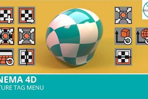 Cinema 4D: Texture Tag Menu