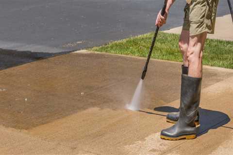 Will a 2000 psi pressure washer clean a driveway?