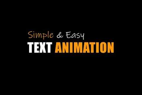 Text Animation in Premiere Pro - Urdu / Hindi