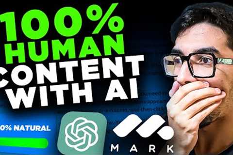 How I make UNDETECTABLE AI Content (that Google Loves) | ChatGPT