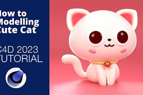 Cute 3D Cat - Character Modelling in Cinema 4D Tutorial