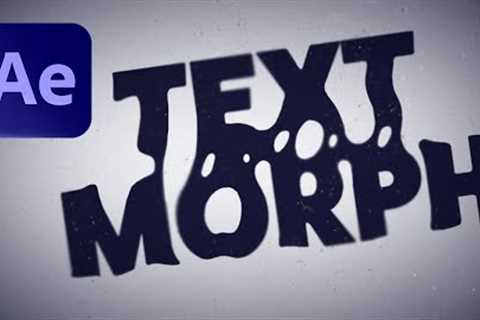 Ultimate Text Morph Animation in After Effects