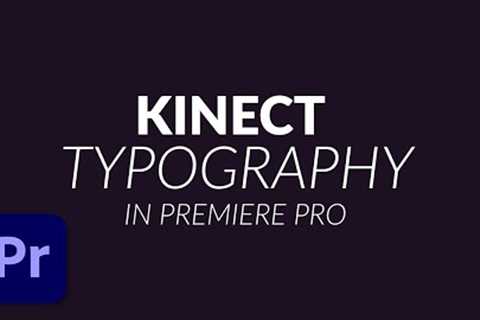 How To Create a Kinetic Typography Animation in Premiere Pro Tutorial