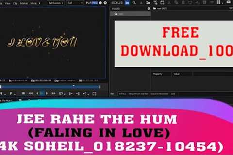 JEE RAHE THE HUM FALING IN LOVE_HOLID NEW CINEMATIC RUNNING PROJECT 2023_FREE DOWNLOAD_100%