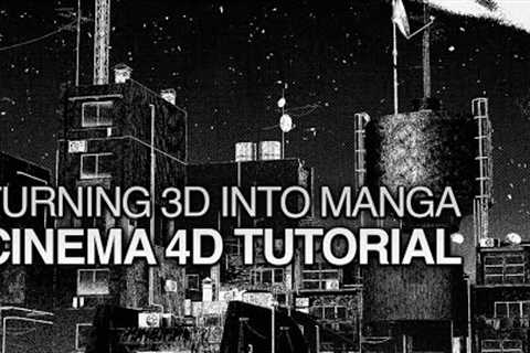 FROM 3D TO MANGA | CINEMA4D TUTORIAL