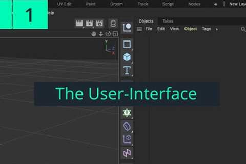 Full Cinema 4D 2023 Lecture | Lesson 1 | Part 1: The User Interface