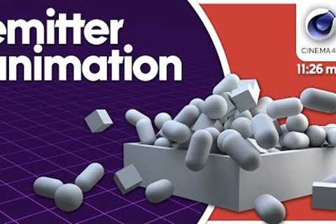 Particle Emitter Animation in Cinema 4D: Tutorial