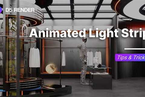 How to Render an Animated LED Light Strip | Rendering Tips