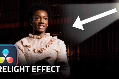 Using Relight Effect to Improve Interviews - Davinci Resolve 18.5 Tutorial