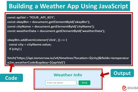 JavaScript Weather App