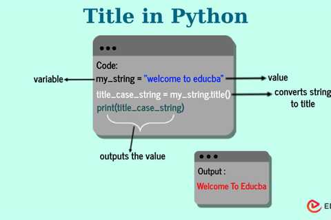 Title in Python