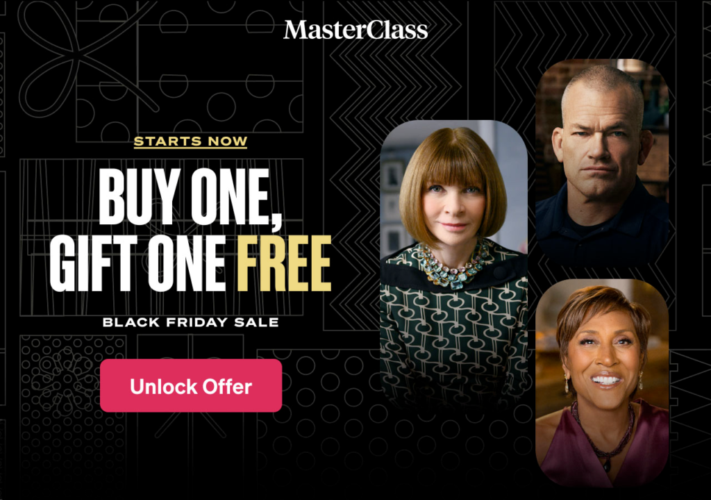 MasterClass Lets You Get Two Memberships for the Price of One (for a Limited Time)