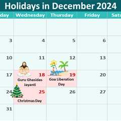 Holidays in December 2024