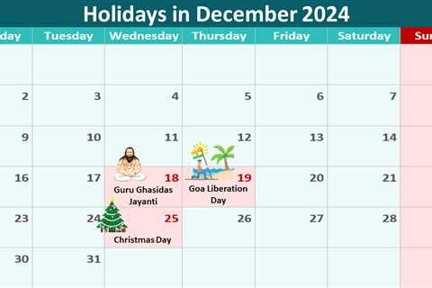 Holidays in December 2024