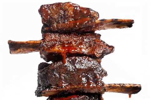 Grilled Beef Short Ribs with Bourbon BBQ Sauce