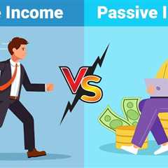 Active Income vs Passive Income