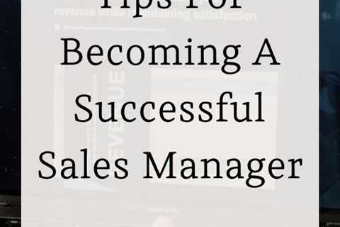 Unlock the secrets that lead to successful Sales Manager. Gain valuable knowledge and practical..