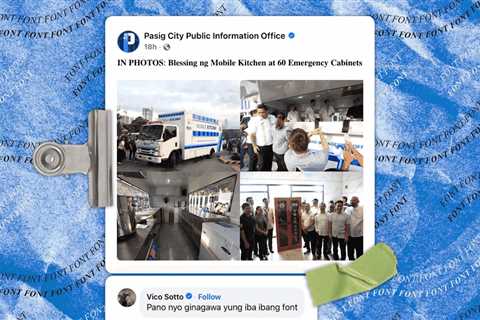 Curious like Mayor Vico Sotto? Beat the font FOMO with this tutorial