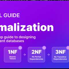 SQL Normalization: A Beginner’s Guide to 1NF, 2NF, 3NF, and BCNF