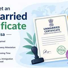 How to Get an Unmarried Certificate for a Visa?