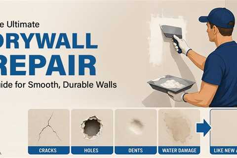 Drywall Repair: The Complete Homeowner’s Guide to Smooth, Durable Walls