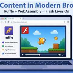 How Flash Content Runs in a Modern Browser: Ruffle, WebAssembly, and Life After the Plugin